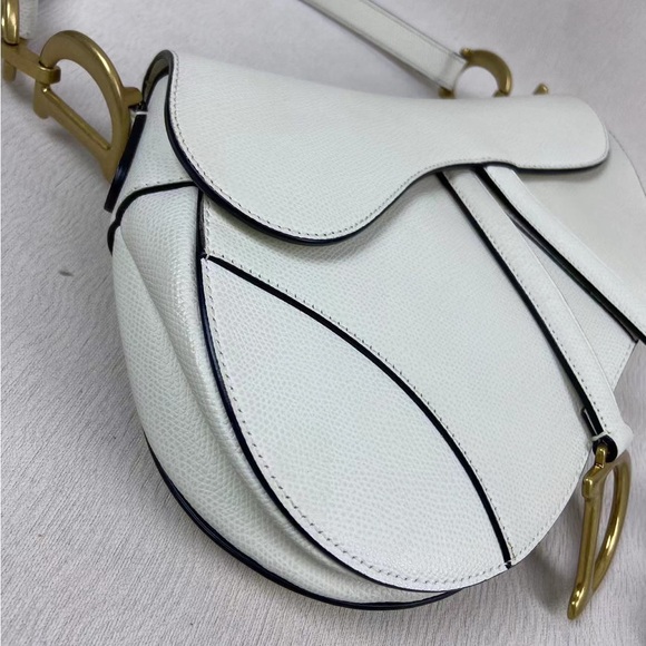SOLD - DIOR Grained Calfskin Saddle Bag - Picture 3 of 9